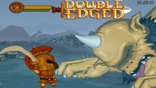 Double Edged HD Full Walkthrough All levels All Bosses Nitrome Flash Games 1080p screenshot 1