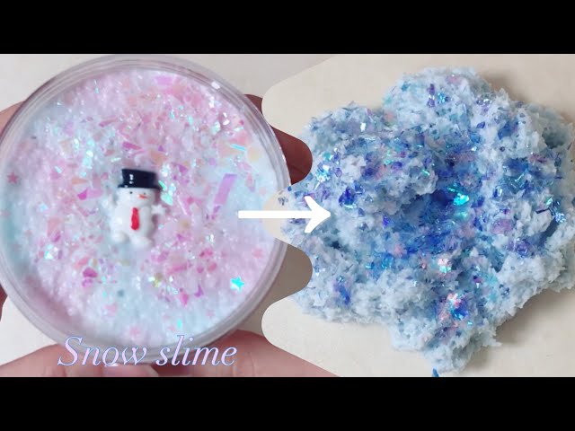 【ASMR】Snow slime スノースライム