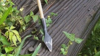 Forging Arrowhead from Rebar