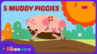 5 muddy piggies countdown song kids kiboomers