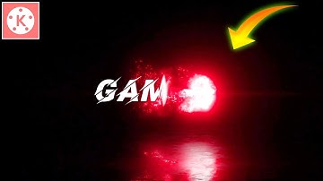 How to Make Particles Text Reveal Animation intro in Kinemaster||Smoke Text Animation Video