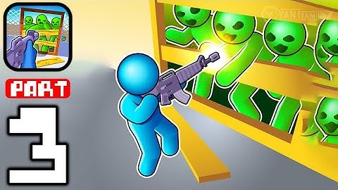 Z Defense - Gameplay Walkthrough Part 3 Save yourself from zombie attack (iOS,Android)