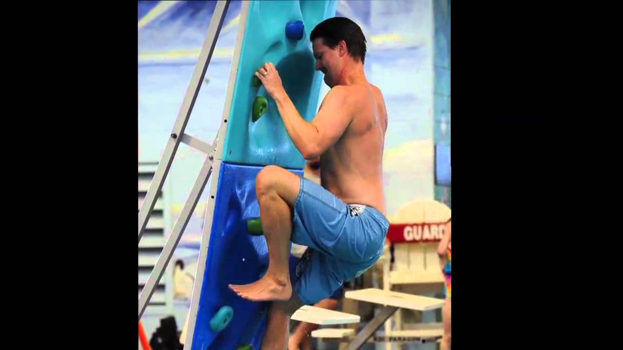 WATER CLIMBING WALL AT BOB L. BURGER REC CENTER YouTube