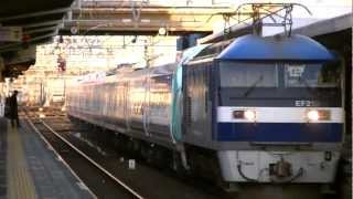 EF210−7　E657系K16編成　甲種輸送　富士駅