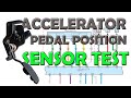 How to test an accelerator pedal position sensor apps