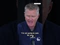 'Don't just look the other way': Warriors coach Steve Kerr on Brown Univ. shooting