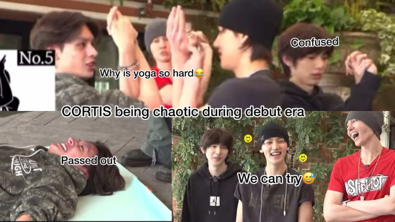 CORTIS  yoga 🧘‍♀️ session tryout was a mess😅🤣(the goofy boygroup)😜 