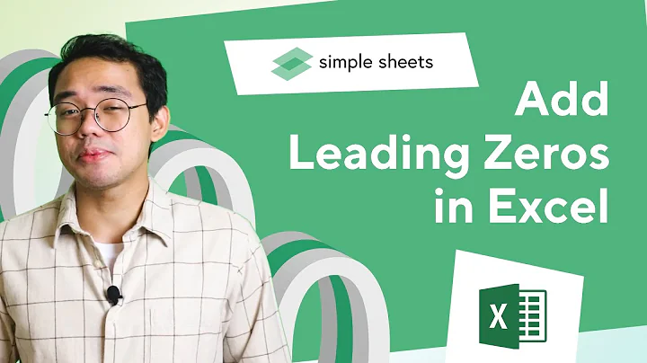Adding Leading Zeros in Excel