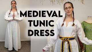 MEDIEVAL TUNIC DRESS / SHIFT TUTORIAL | Historical Costume from the Middle Ages