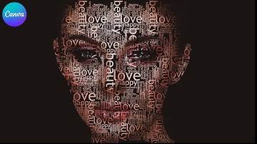 Canva Word Cloud Portrait : Turn Words into Stunning Art!