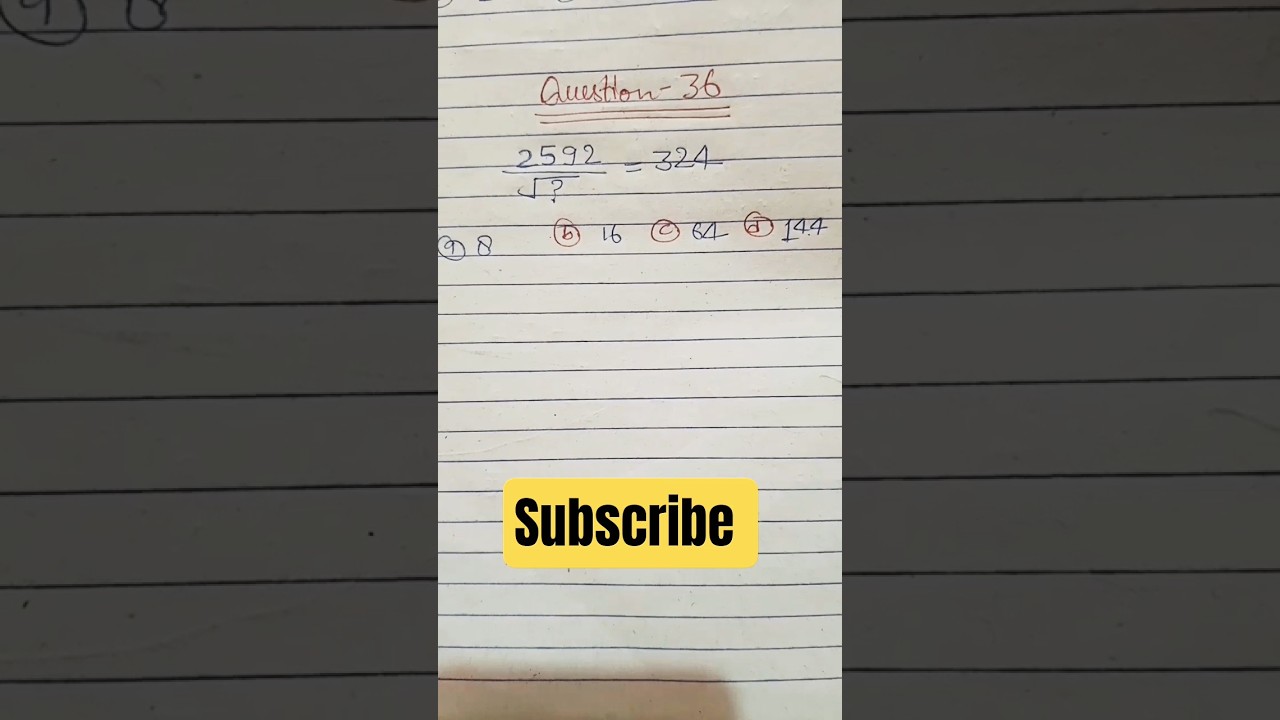 Square Root and Cube Root 