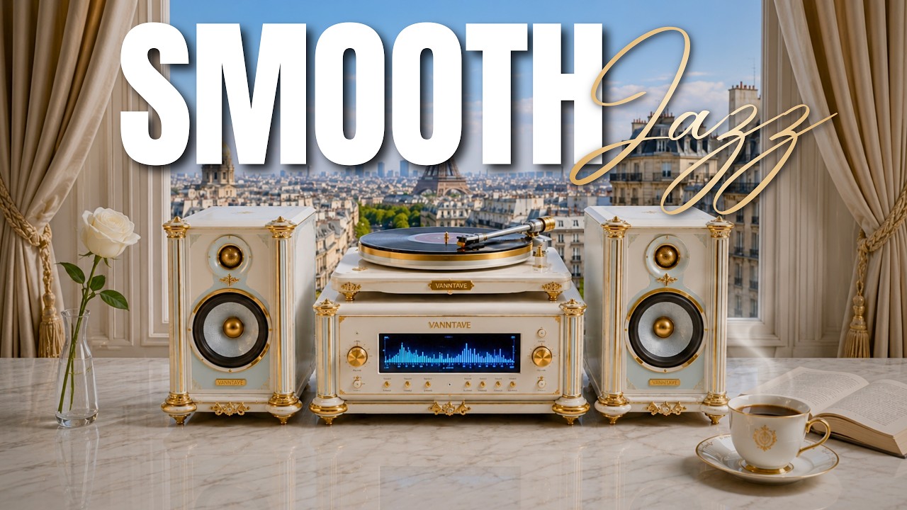 Smooth Jazz Lounge 🥐 Relaxing Café Lounge – Chillout Jazz