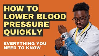 How To Lower Blood Pressure Quickly