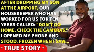 After I Dropped My Son at the Airport, Our Housekeeper Texted 'Don't Go Home. Check the Cameras.'