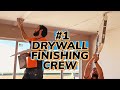 DRYWALL FINISHING CREW TAPING A HOUSE WITH TAPEPRO MUD BOX |   DRYWALL GANGSTERS