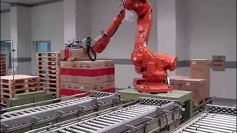 KUKA palletizing robot for carton