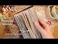 1hour | 紙の音で癒されよう🌿‬.*˚コラージュ ASMR Scrapbooking Journaling Relaxing sounds