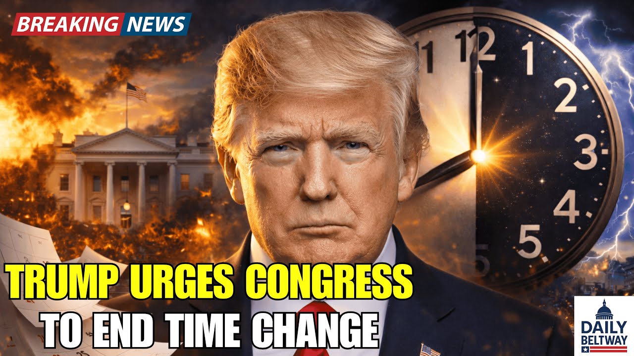Trump Urges Congress to END Time Change