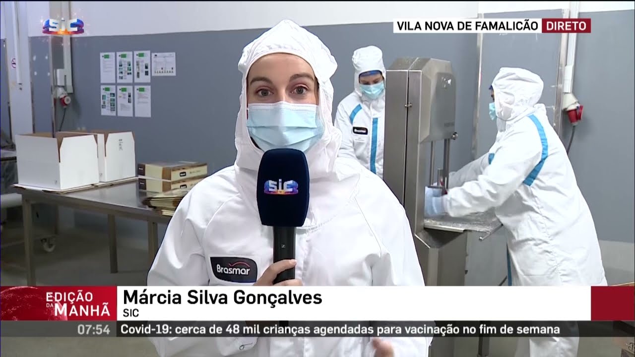 Entrevista em direto na Brasmar para a SIC, no programa Edição da Manhã
