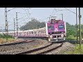 Indian Railways Fastest Medha coaches Local Train | All stoppage 12 coaches Katwa-Howrah Local Train