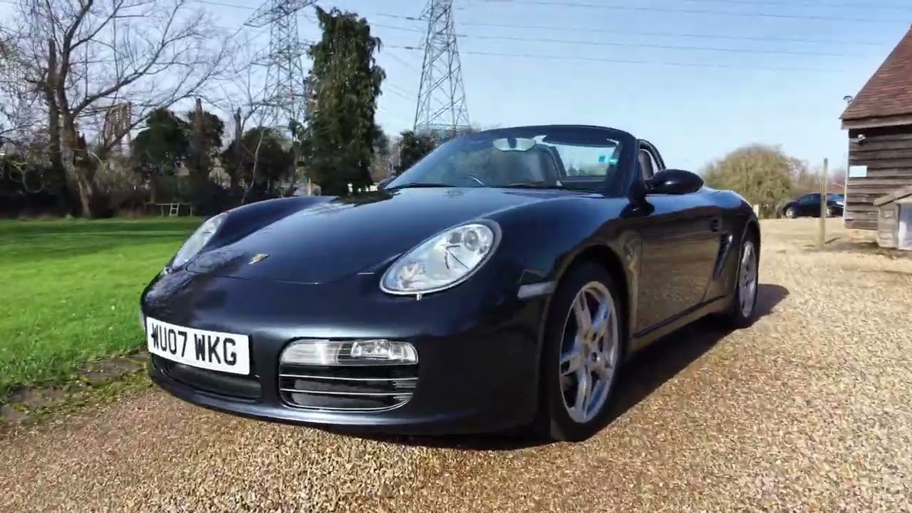 987 Boxster 3 4 manual 6 speed - YouTube