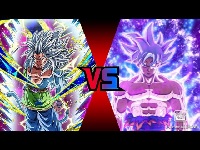 Goku Mastered Ultra Instinct Vs SSJ5 Goku by BrandonKuhn24469 on