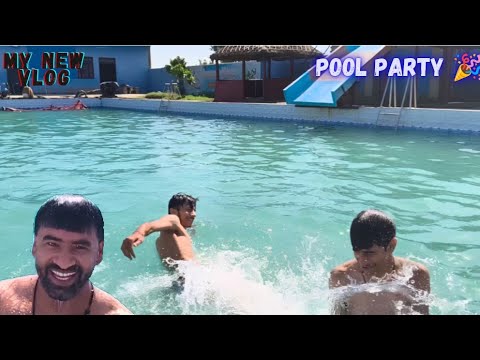 Pool Party Day 😄 | Kaman me Fun 🙌🏻 #souravjhoshivlog #kamvan #poolparty #youtube #viral
