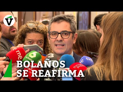 Bolaños reafirma que no hay preocupación en Bruselas a pesar del desmentido de la Comisión Europea