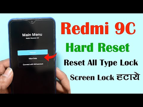 Redmi 9c hard reset | How to Remove Screen lock Redmi Mi Mobile Phone
