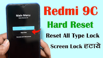 Redmi 9c hard reset | How to Remove Screen lock Redmi Mi Mobile Phone