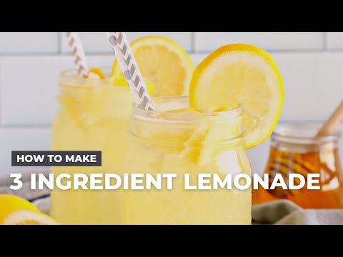 Come fare sano 3 Ingrediente Lemonade