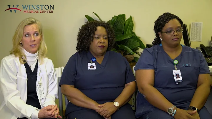 Nurses Lori Roberts, Nellie Darden and Kimberly Mo...
