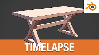 Modeling Low Poly Medieval Table in Blender 3D