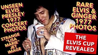 UNSEEN Elvis Presley & Ginger Alden 1977 CONCERT photos + Elvis JET PHOTO + "The ELVIS CUP" revealed