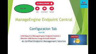 How to Generate USB Activity Report in ManageEngine Endpoint Central | Hindi