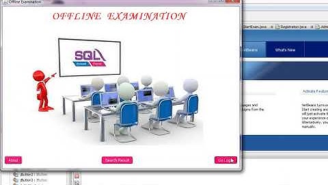 Offline Examination System using java & sql (Neat Beans)