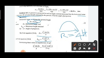 MODULE 4 Projectile Motion problem 1