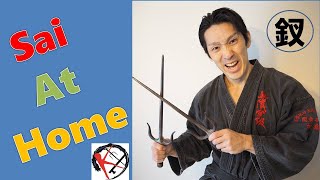 How to practice Sai at home.(Ryukyu Kobudo)