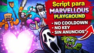 El MEJOR Script para Marvellous Playground 😱 No Cooldown / No Key / Sin Anuncios