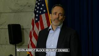 Kentucky Court of Appeals denies Matt Bevin's request to block arrest order