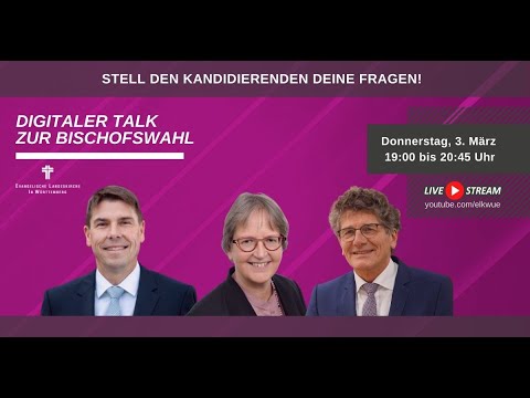 Im Gespräch: die Kandidierenden der Bischofswahl der württembergischen Landeskirche