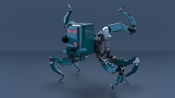 [PROMO] Houdini modelling Tutorial 18 || Cyberpunk 2077 Robot modelling in Houdini 18 Tutorial