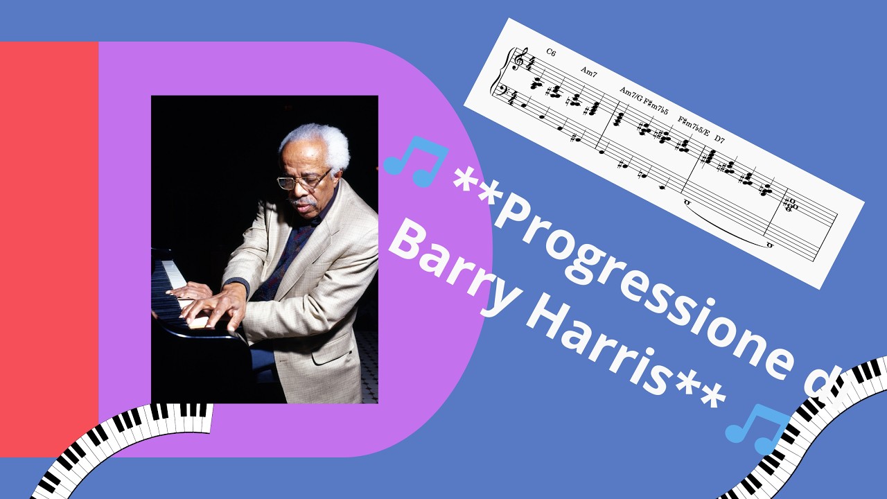 Una Progressione di Barry Harris, con spartito