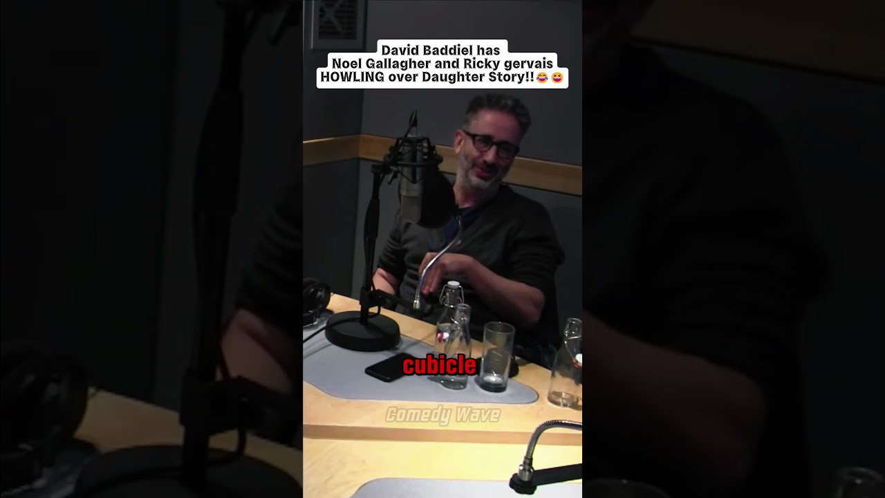 David Baddiel has Noel Gallagher and Ricky Gervais HOWLING over Daughter Story!!😂😆