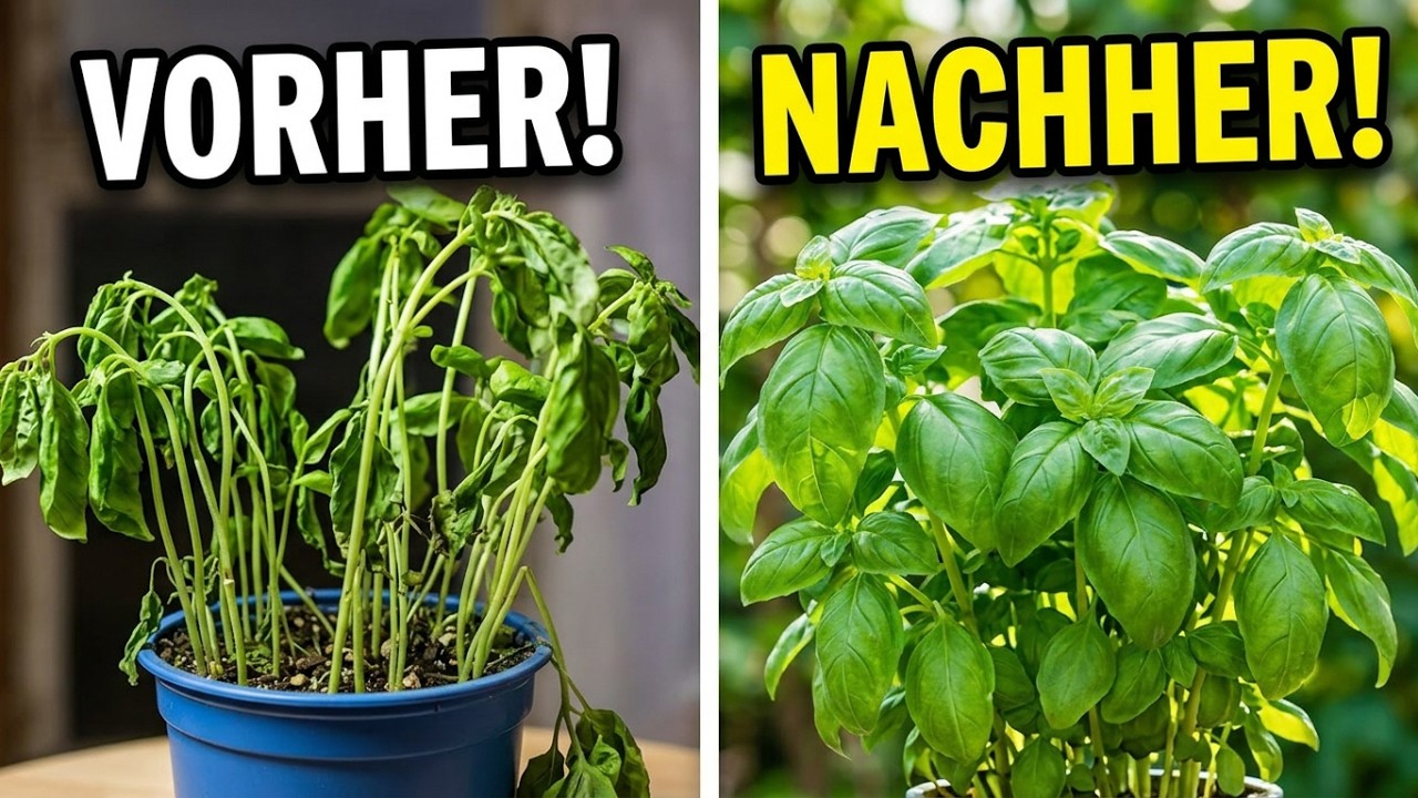 Supermarkt-Basilikum: Warum er zu Hause so schnell schlappmacht