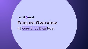 Mastering Blogging: Crafting your perfect blog post with Writomat