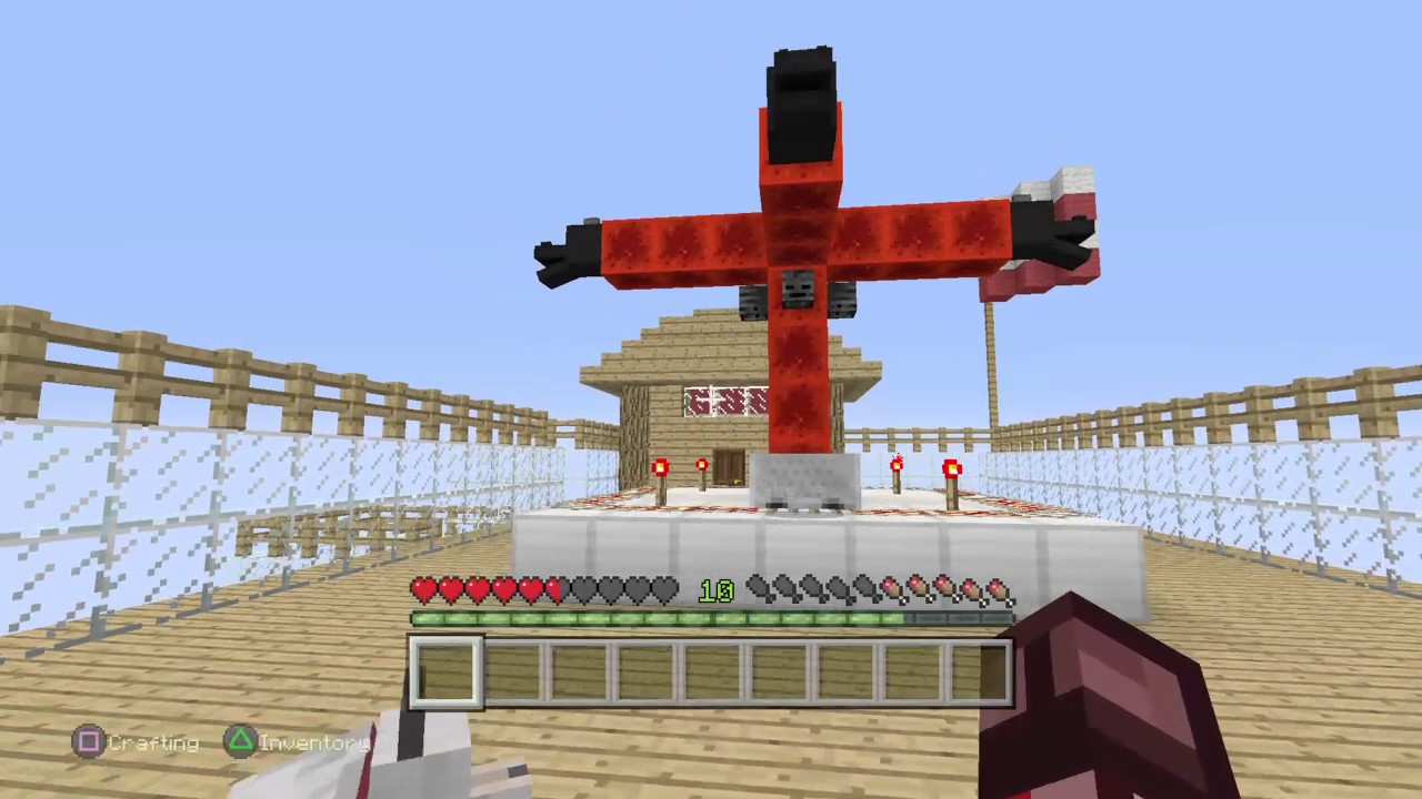Minecraft: How to make a decorative fairground ride. (Ride 1 of 16 ...