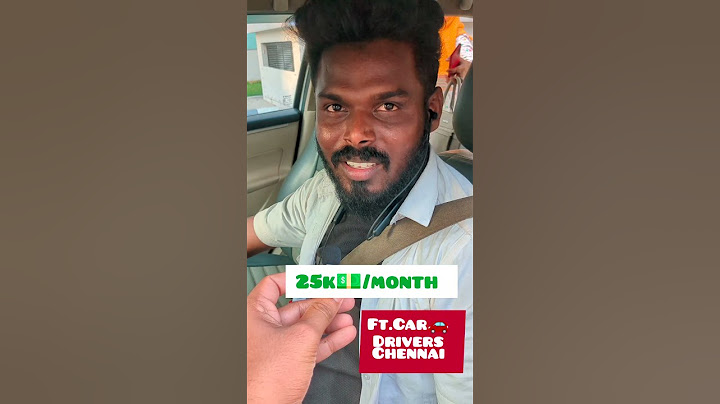 What's your salary 💵 ? ft. Car Drivers 🚗 Chennai