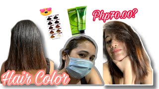 NEW HAIR COLOR | EFFECTIVE KAYA? | PHP70 ONLY | Nina Nicolyn Dicdiquin