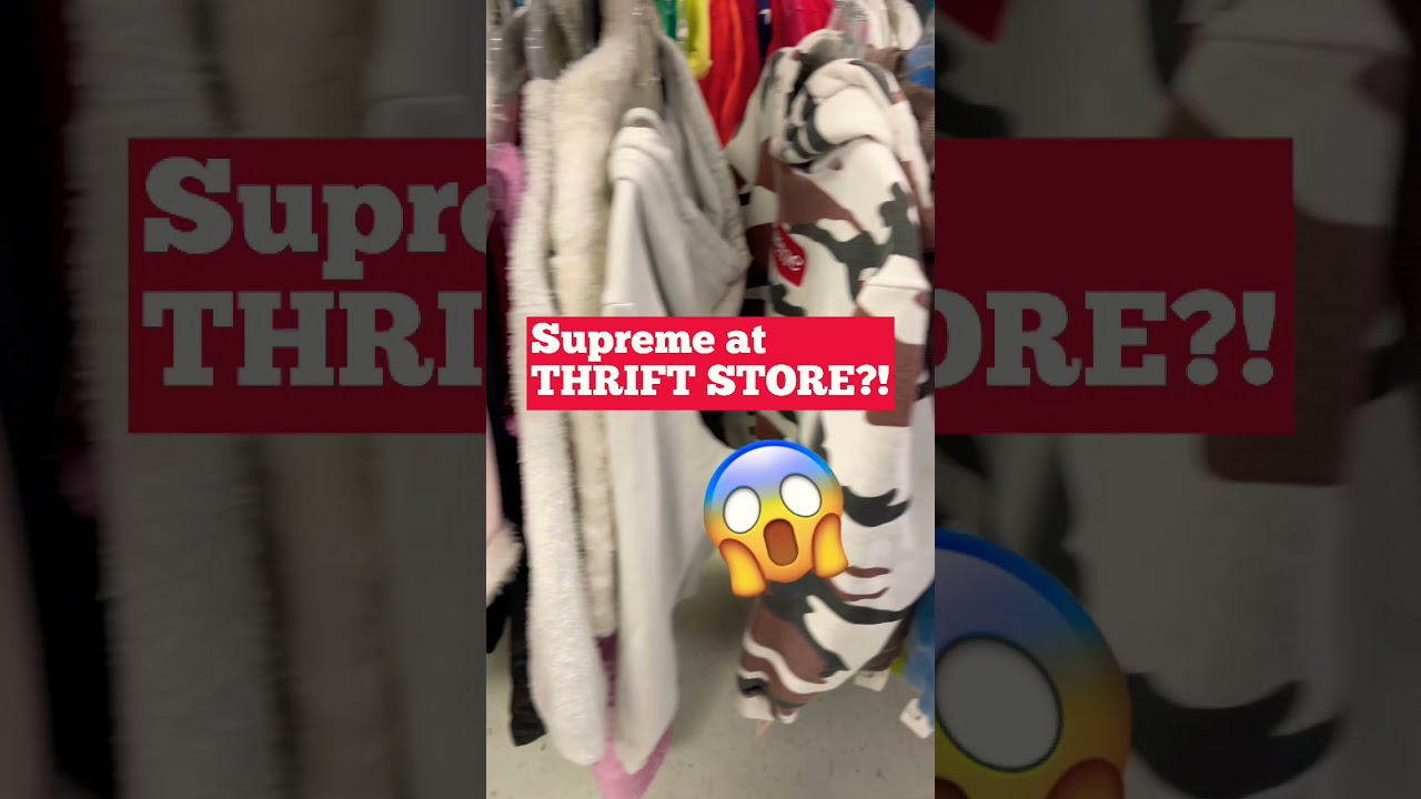 ⚠️ Found Supreme at thrift
